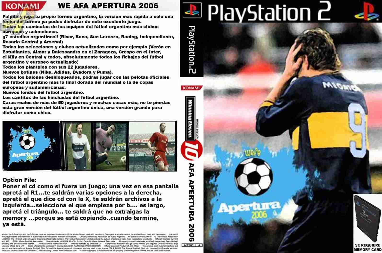 Descargar Winning Eleven 10 Liga Argentina por Torrent